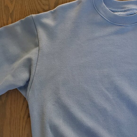 ALO Yoga Women's Light Blue Sweatshirt - Picture 4 of 5